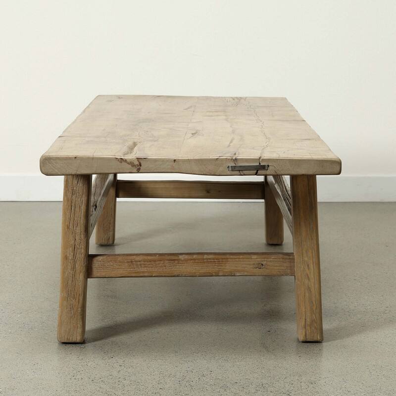 Artissance Vintage Coffee Table Approx 60" Long 24 Inches Wide Weathered Natural Warm Wood Tone (finishing and size vary)