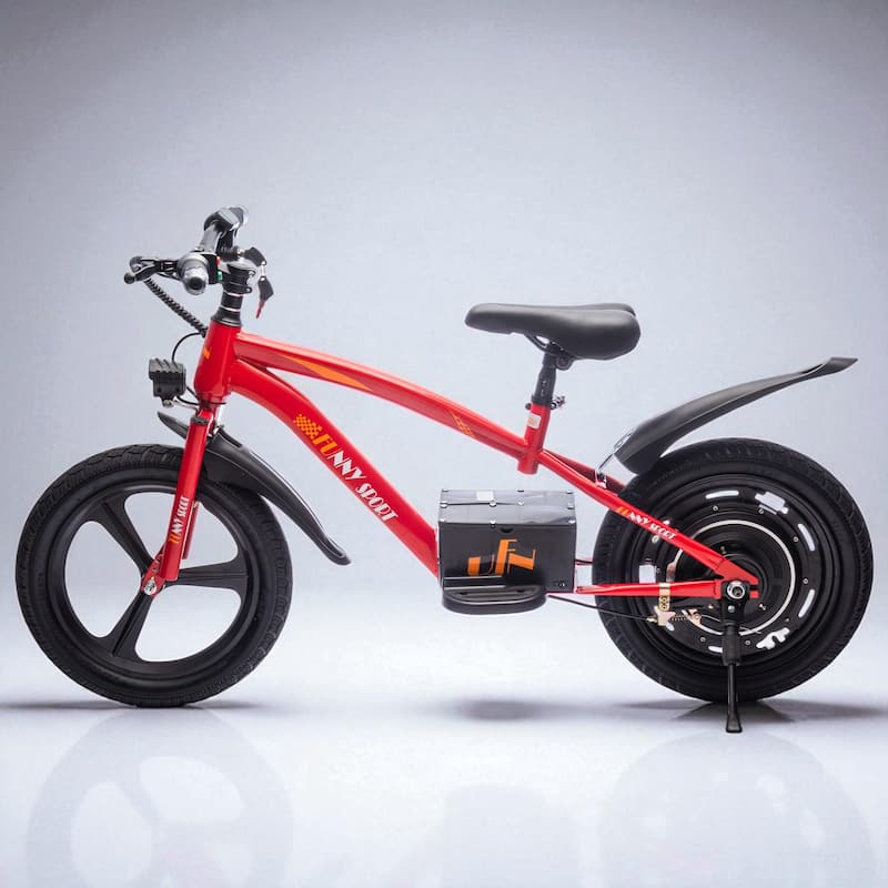 24V Kids Electric Dirt Bike with 300W Motor, 16in Wheels, Handle Acceleration, Adjustable Seat, Power Display & Hand Brakes
