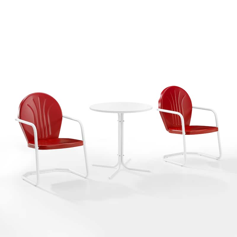 Crosley Griffith 3Pc Outdoor Bistro Set - 112 W x 36 D x 33.25 H