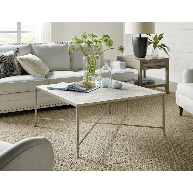 Hooker Furniture Lapilli 42" Wide Moroccan Trellis Quatrefoil Cocktail