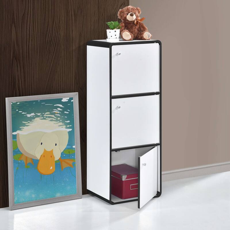 Closed Bookcase - White
