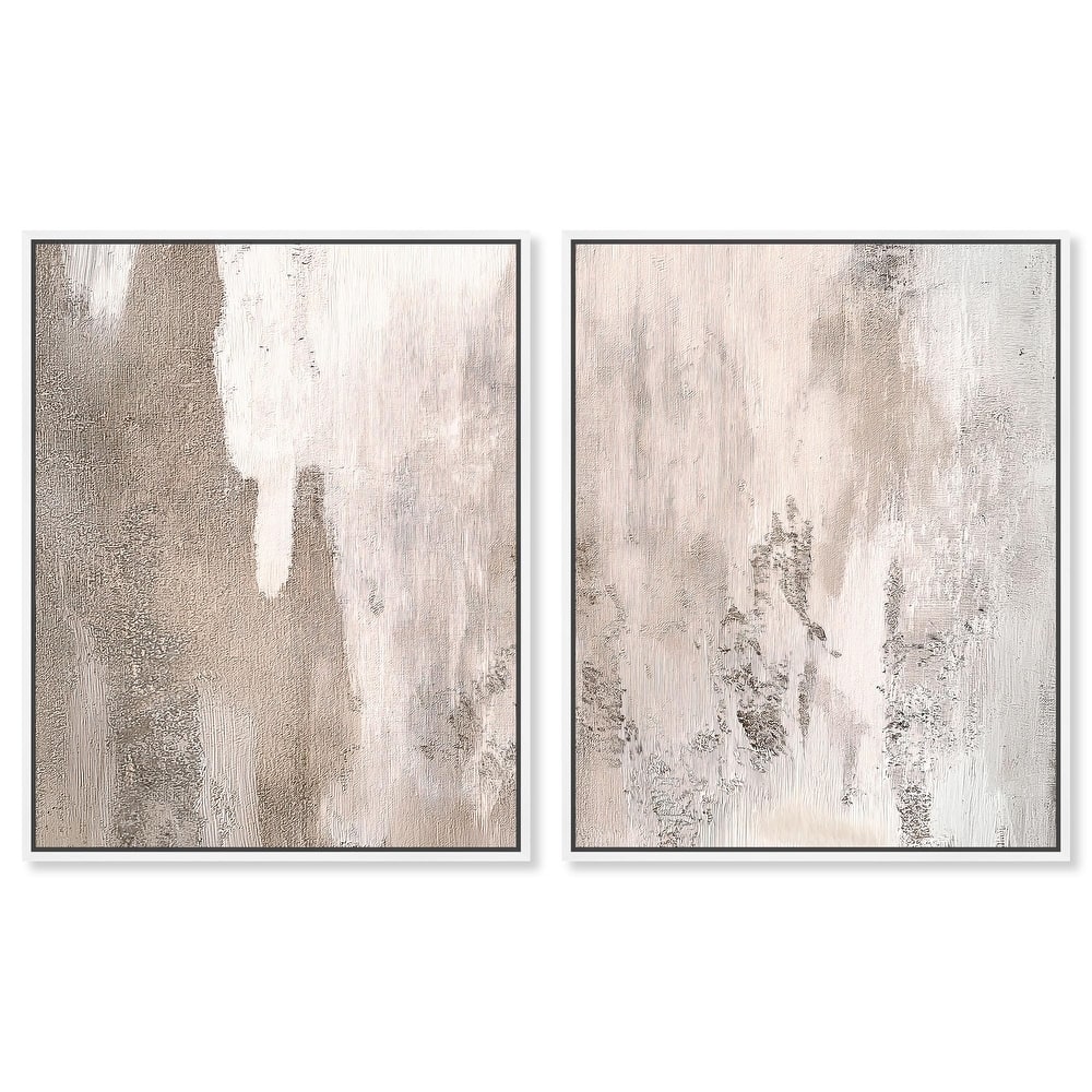 Striated Texture II Canvas Set of 2 by Art Remedy