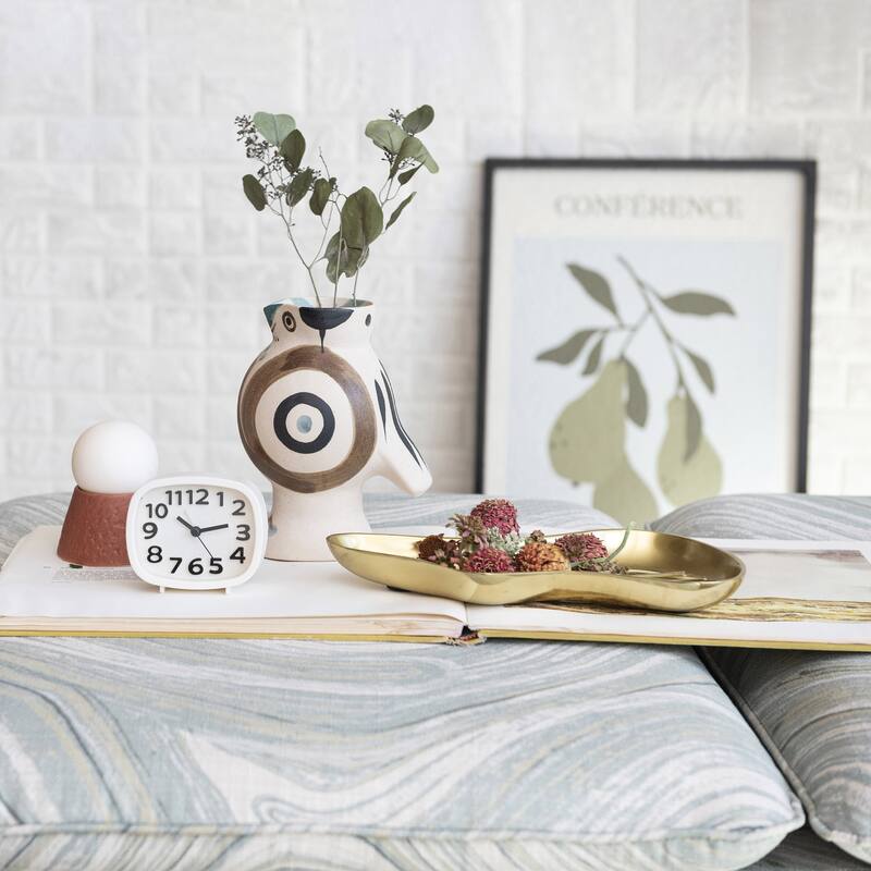 Wood Framed Paper Wall Decor with Pears and "Conference" Design