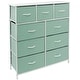 preview thumbnail 14 of 42, Modern Color Print 9-cubby Storage Tower Teal