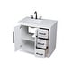 preview thumbnail 6 of 9, Elegant Lighting VF29036 Chase 36" Free Standing Single Basin Vanity