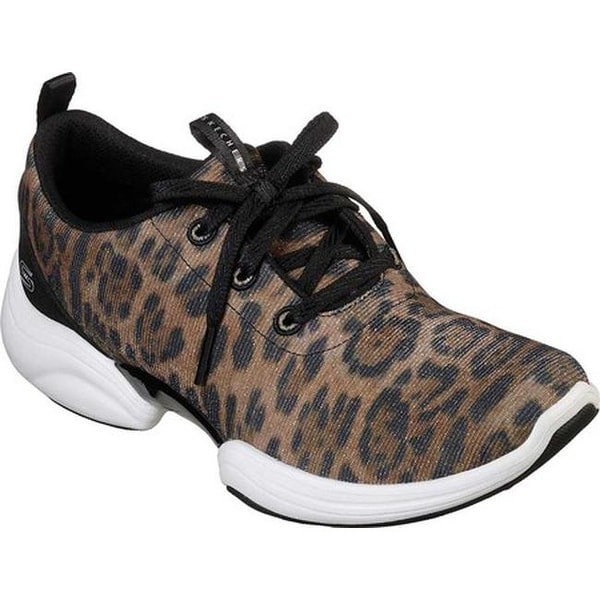 skechers black leopard sneakers