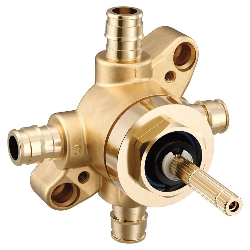 Moen M-Core 3 or 6 Function 1/2" Cold Expansion PEX Diverter Valve - Natural