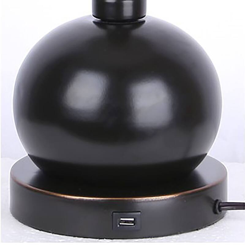 Jules 30.25" Metal Table Lamp with USB Port (Set of 2)