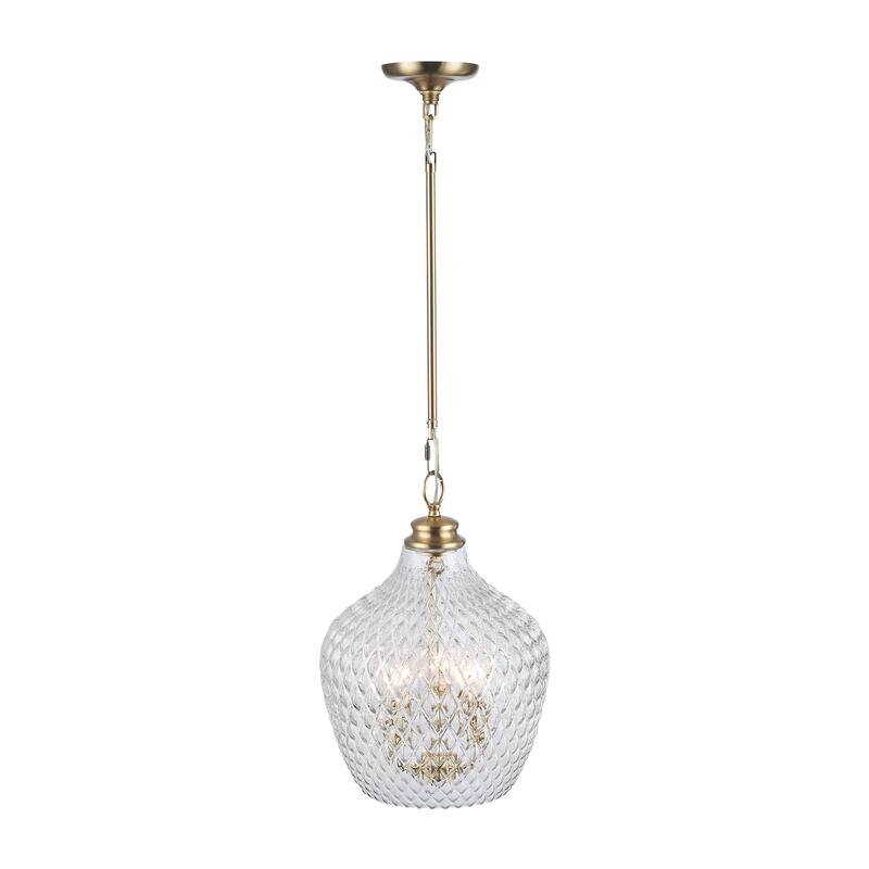 Golden Lighting Adeline 3-light Pendant in Modern Brushed Gold - 3 Light Pendant