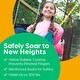 preview thumbnail 5 of 6, Jungle Gym Kingdom Playground Swing Set Outdoor Swing & Chain Set, 2 Pack, Green