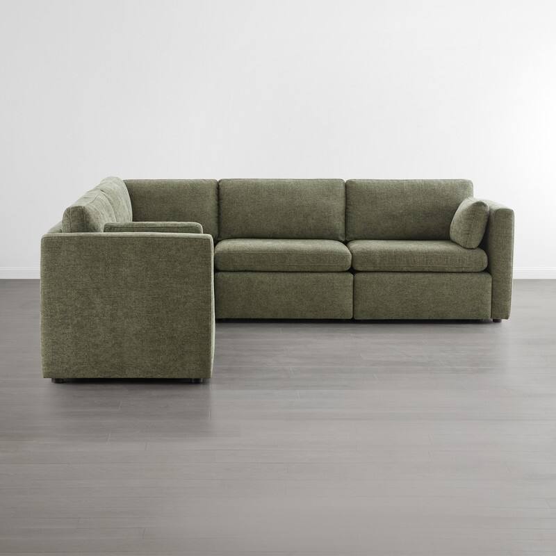 Spruce & Spring Mia Oversized Modular Sectional Fabric Sofa Set