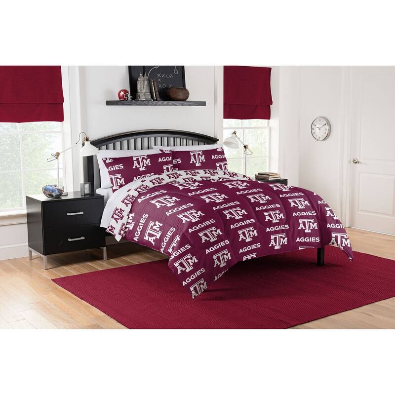 NCAA Texas A&M Aggies Full Bed In a Bag Set