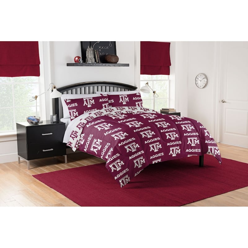 NCAA Texas A&M Aggies Full Bed In a Bag Set