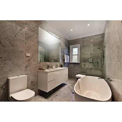 EGLO Calnova 1 - 1-Light LED Bath/Vanity Light - Matte Nickel Finish