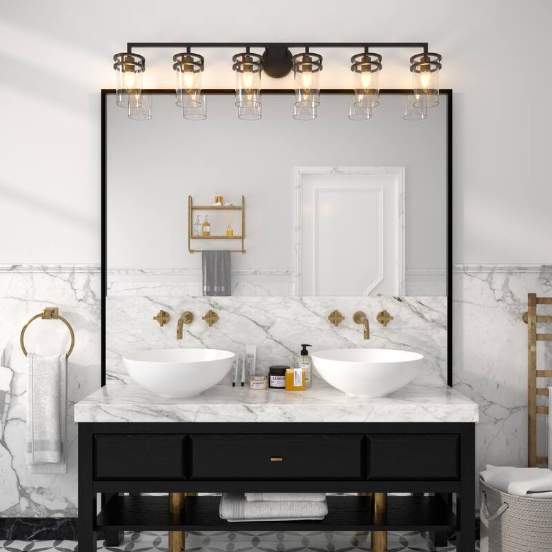 Acroma 6 - Light Dimmable Bathroom Vanity Light Product Name - Matte Black