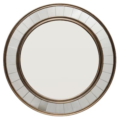 Alden Décor Stephen Wood Mirror, Antique Bronze - Antique Bronze