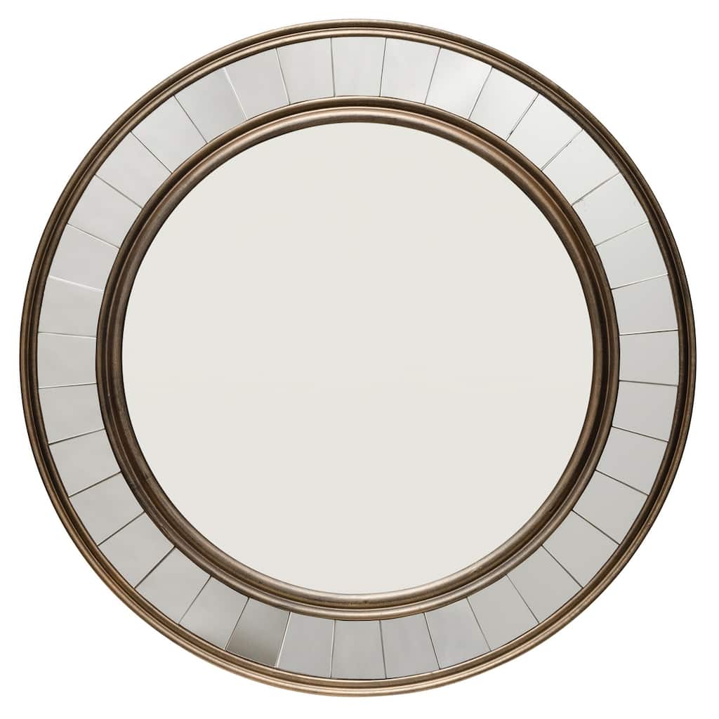 Alden Décor Stephen Wood Mirror, Antique Bronze - Antique Bronze