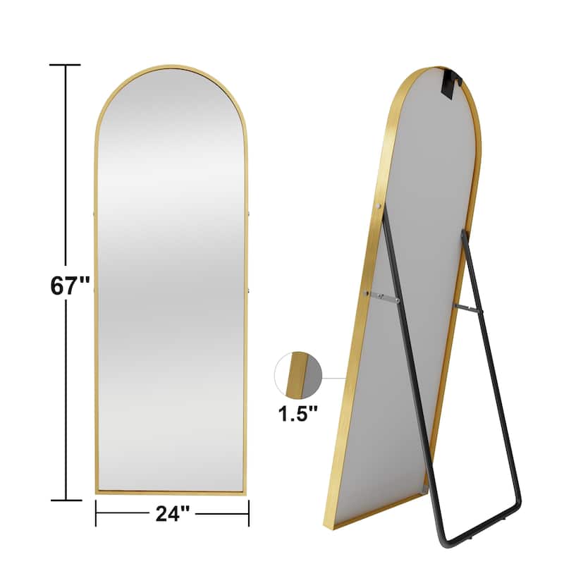 Arched Mirror Modern Full-length Mirror Floor Mirror - 67*24