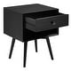 preview thumbnail 32 of 51, Middlebrook Mid-Century Solid Wood 1-Drawer, 1 Shelf Nightstand