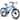 Blue Kids Mountain Bike 7 Speed Teenager Children Kids' Bicycles Front Suspension Disc U Brake, 14 Inch Height Steel Frame