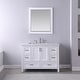 preview thumbnail 12 of 110, Altair Isla Single Bathroom Vanity Set and Aosta White Countertop with Mirror