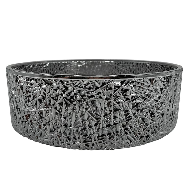 Stadium 16" & 14" Round Basin Glass Bathroom Vessel Sink