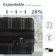 preview thumbnail 40 of 61, Siavonce Lightweight Luggage Sets Suitcase 3 Pcs