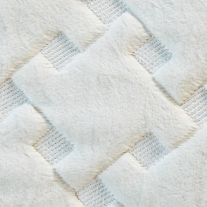 FauxFur Quilted Tatami 4-piece Bedspread Set
