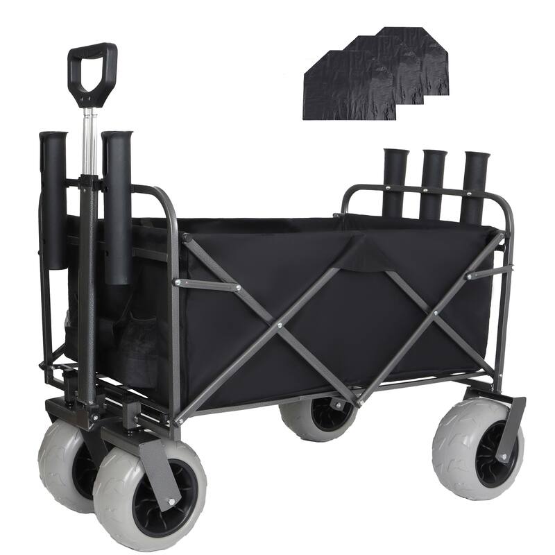 Fishing Cart with Rod Holders