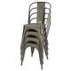 Daily Boutik Set of 4 - Stackable Modern Cafe Bistro Dining Side Chair ...