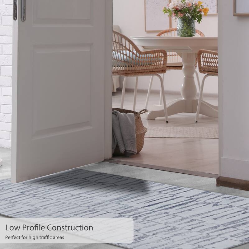 Jean Pierre New York Enderlin Stripe Dream Printed Chenille Rugs