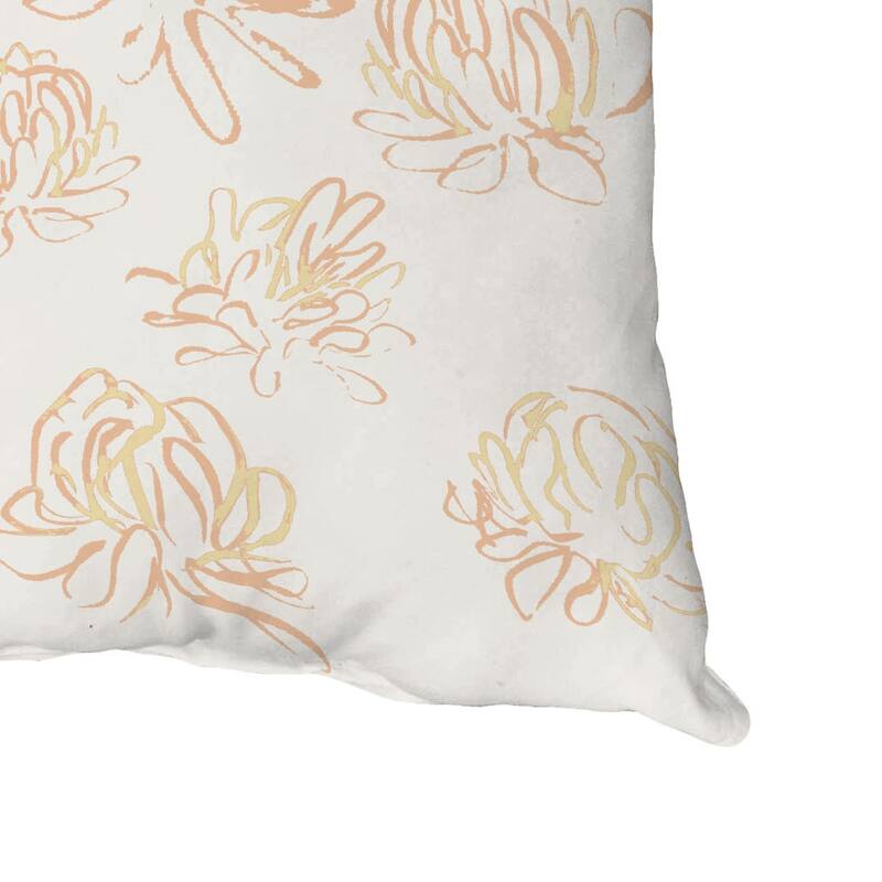 Tumbly Blossom Throw Pillow