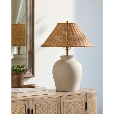 Livabliss Besson Global Accent Table Lamp - 23"H x 17"W x 17"D