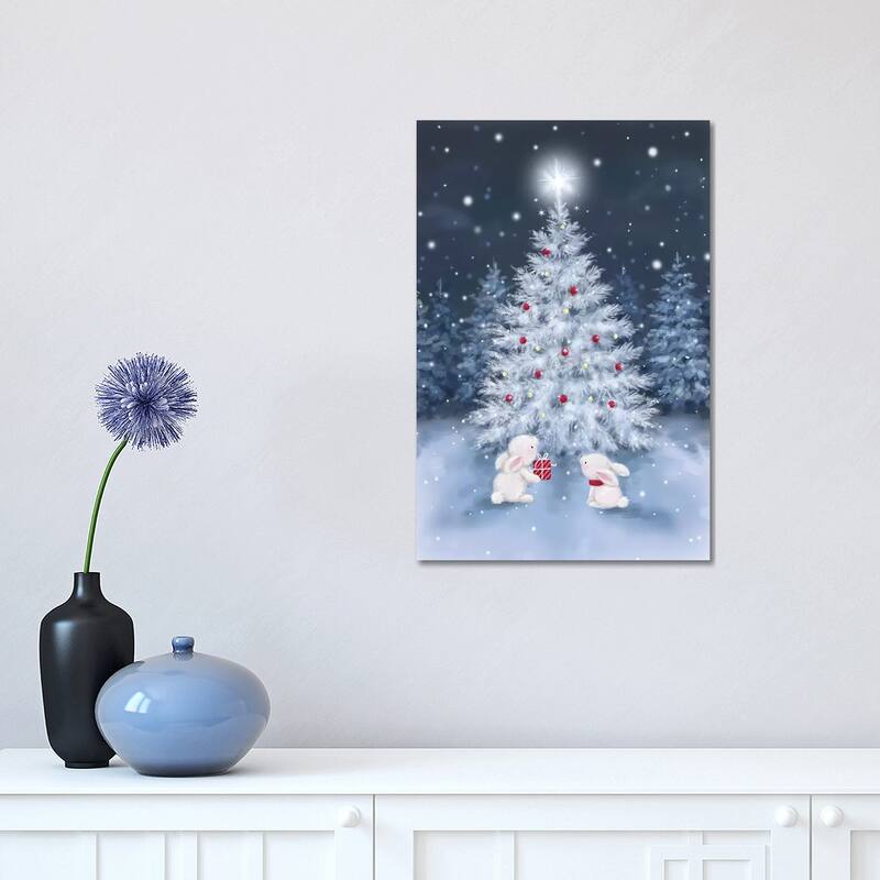 iCanvas "Tree With Rabbits" by MAKIKO Canvas Print - 18x12x1.5