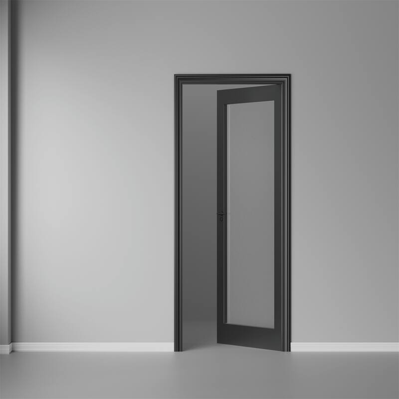 32 X 80 X 5 inch 1-Lite Glass French Interior Door