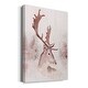 preview thumbnail 2 of 7, Blush Deer Premium Gallery Wrapped Canvas - Ready to Hang
