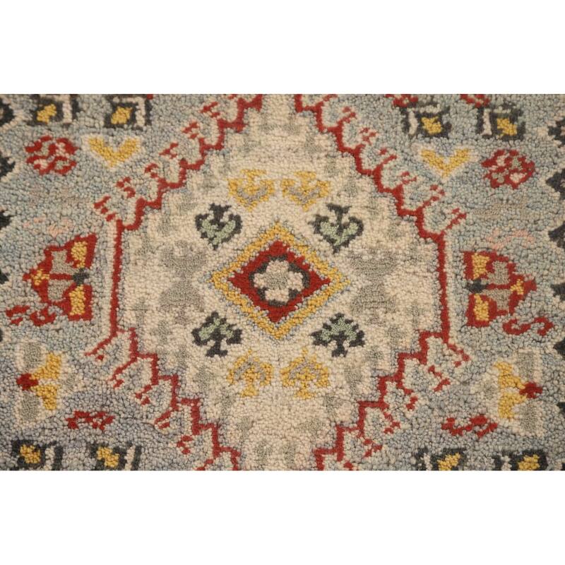 Geometric / Tribal Heriz Serapi Runner Rug Handmade Wool Carpet - 2'8" x 8'0"