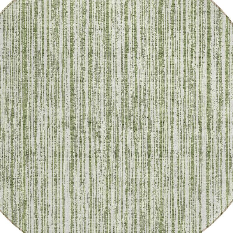 HomeRoots Striped Transitional Rectangle Outdoor Rug