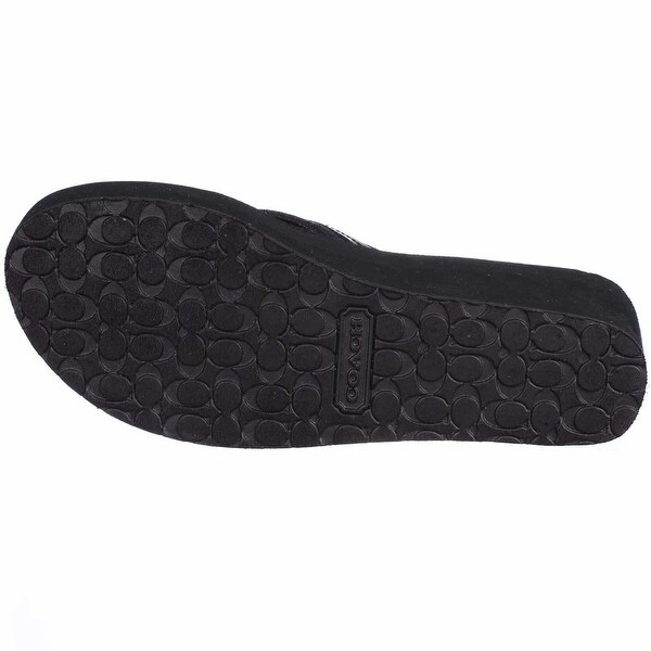 coach jaden wedge flip flops