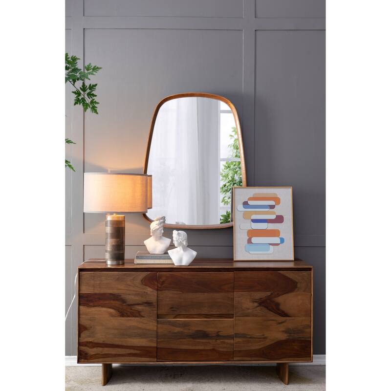 16x16x23.5" Gray and Silver Brushed Table Lamp (Lamp Shade Assembly Required)