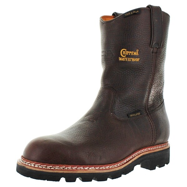 chippewa pull on work boots