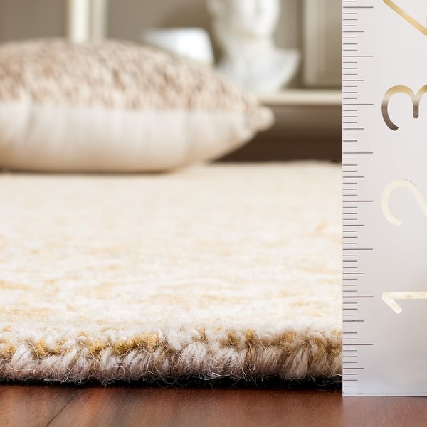 dimension image slide 4 of 6, SAFAVIEH Handmade Dip Dye Karyn Wool Rug