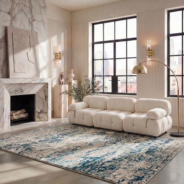 SAFAVIEH Madison Loane Modern Abstract Rug - On Sale - Bed Bath