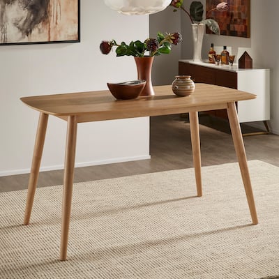 Ribe Mid-Century Modern Tapered Table - Oak