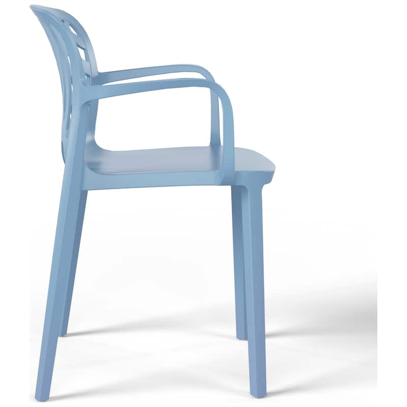 Frond and Form Outdoor Stacking Dining Armchair (Set of 2)