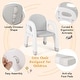 preview thumbnail 6 of 8, Gymax Kids Table and Chair Set w/Cute Dinosaur Modeling Storage Rack &