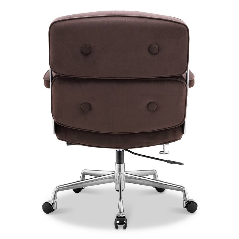 Lobby Chair with Lumbar Support Ergonomic Mid-Back Executive Chair