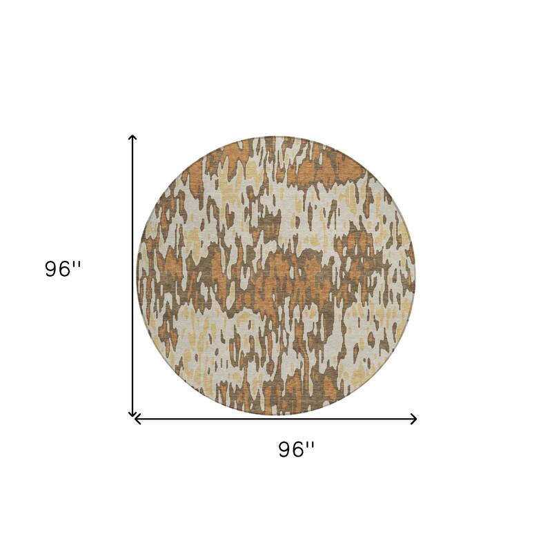 HomeRoots Striped Transitional Rectangle Outdoor Rug