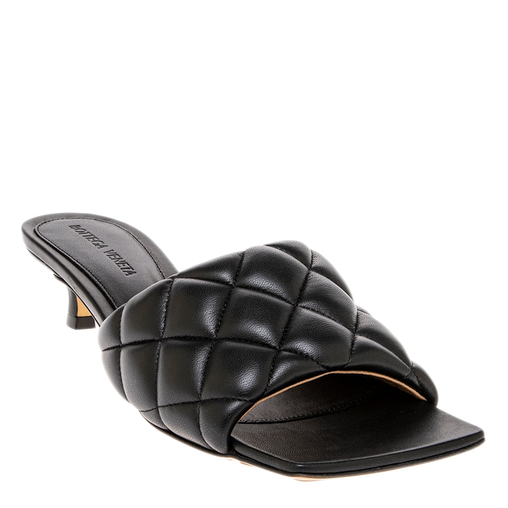 Bottega Veneta Padded Quilted Leather Mules