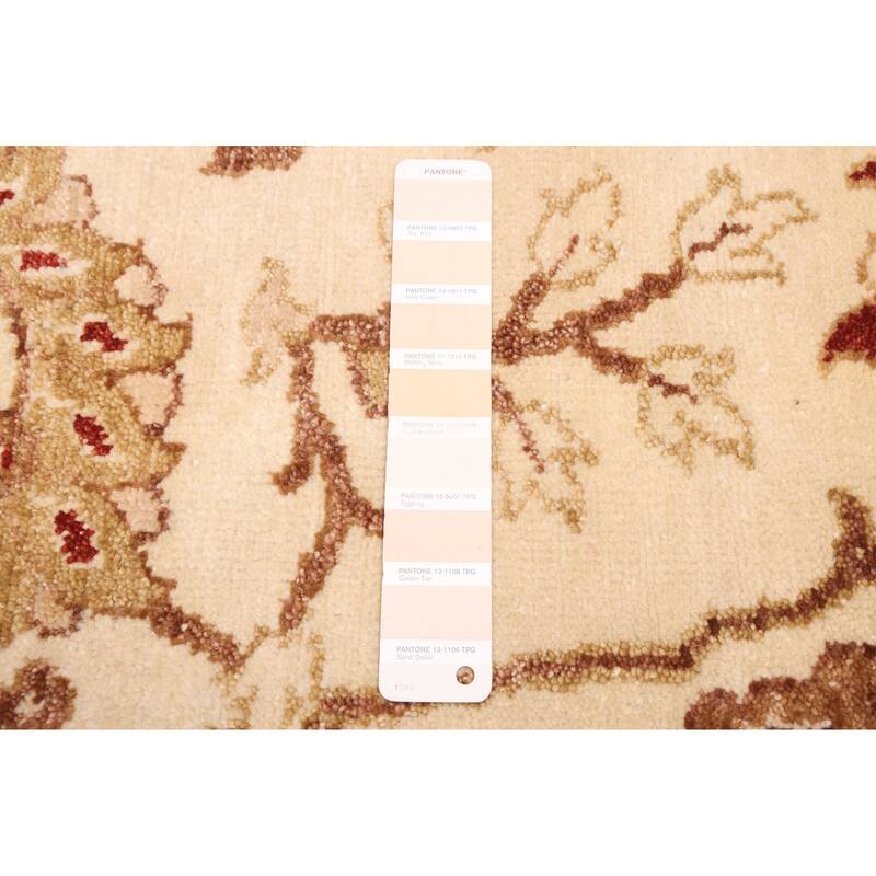 ECARPETGALLERY Hand-knotted Jamshidpour Cream Wool Rug - 8'10 x 11'10